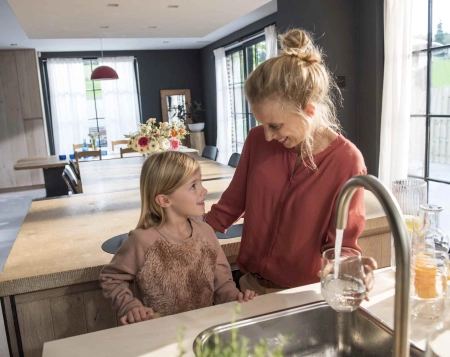 Le goût de l'eau du robinet