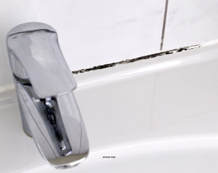 Joints de douche noirs : et si c’était la faute du calcaire ?