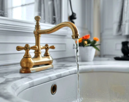 Robinetterie en laiton : comment enlever le calcaire sans l’abimer ?