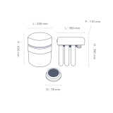Dimensions du Culligan Premium