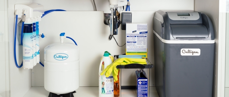 culligan filtre sous évier et adoucisseur d'eau