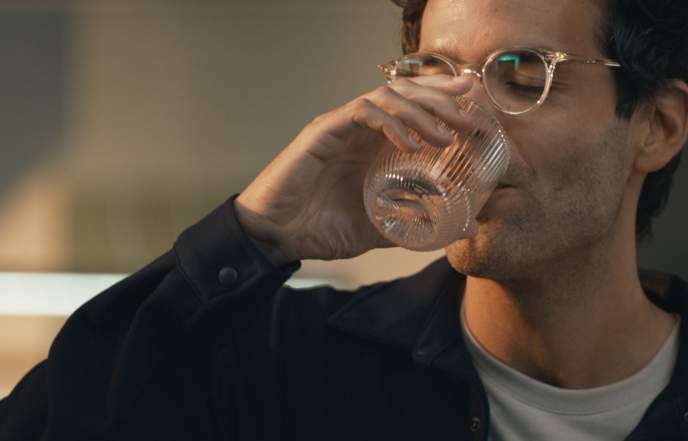 Plaisir boire Fontaine eau Culligan