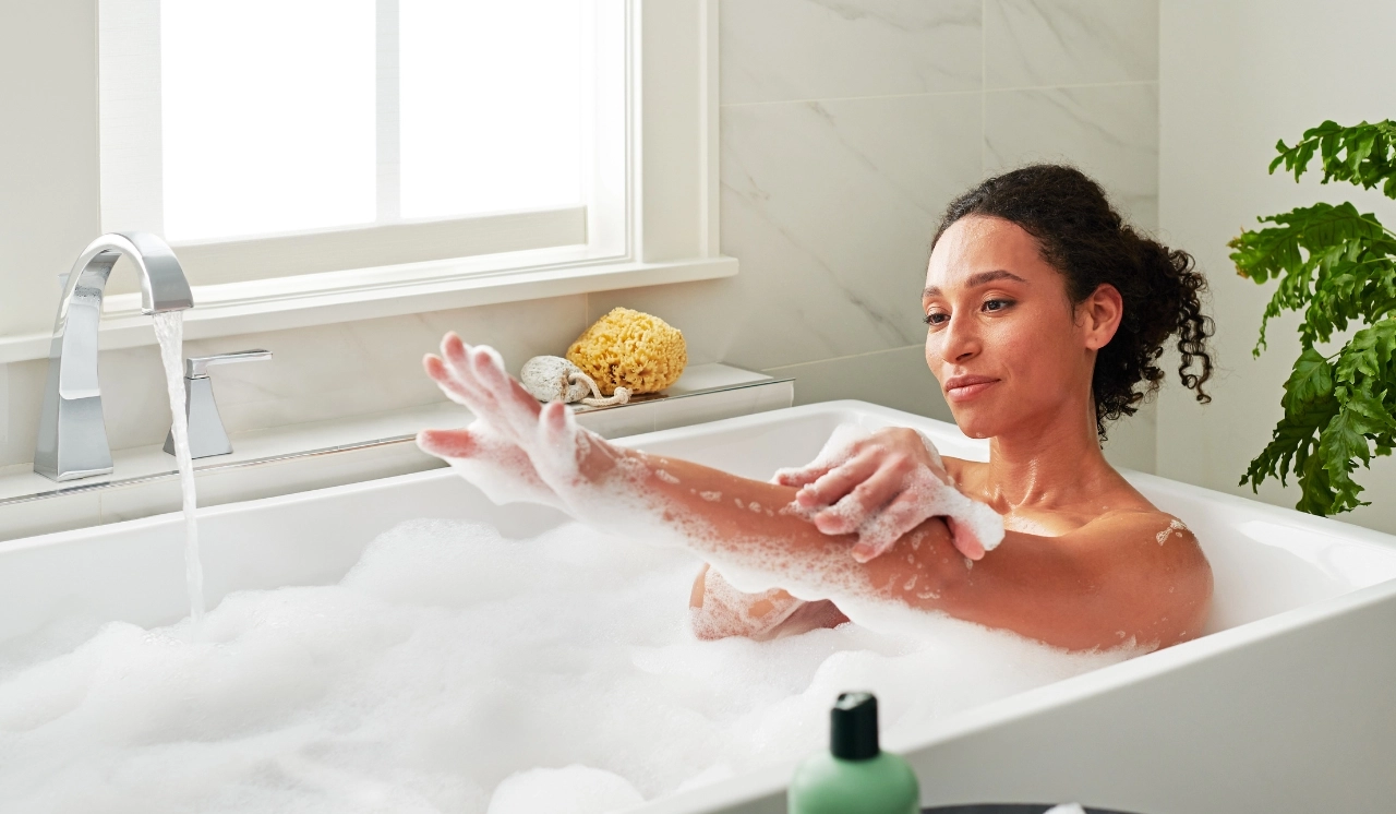 salle de bain peau